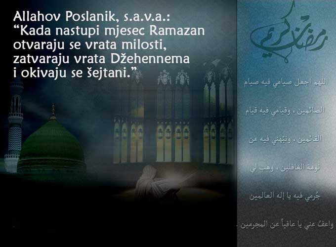 Blagoslovi mjeseca Ramazana