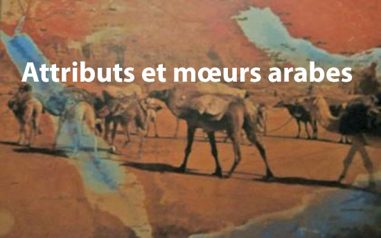 Attributs et mœurs arabes