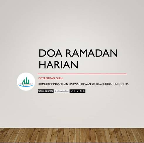 Doa Harian Ramadhan
